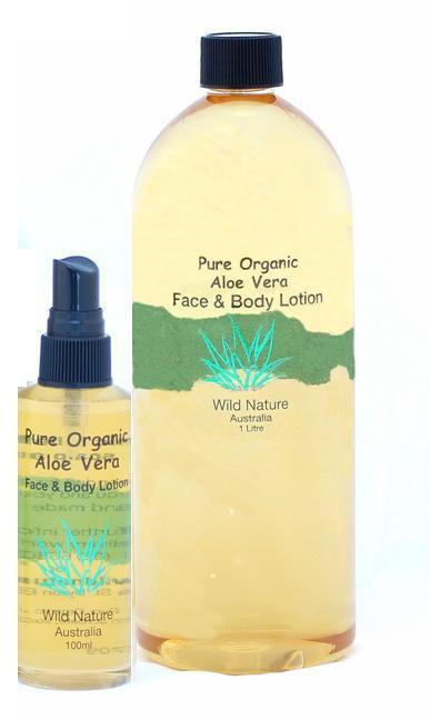Face & Body Organic Aloe Vera Lotion