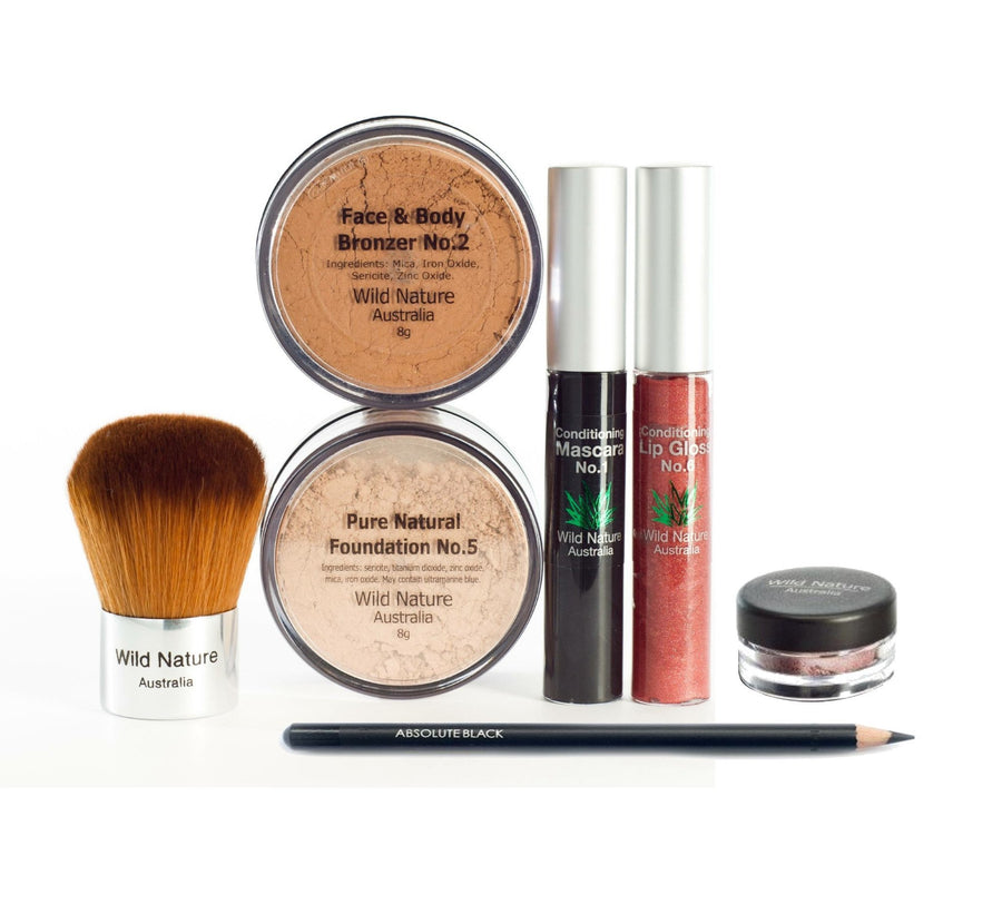Wild Nature Essentials with Bronzer & Gloss + eye & lip lift