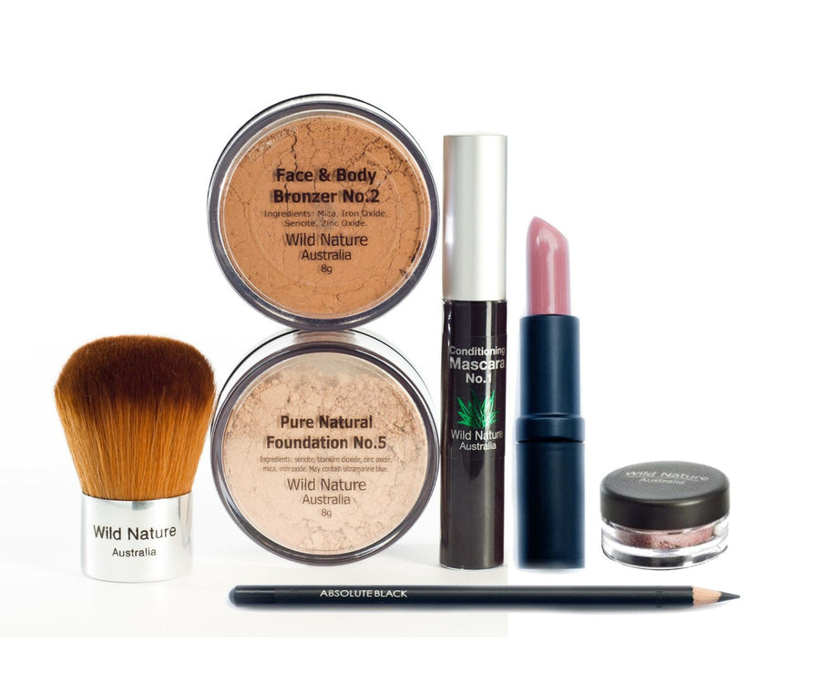 Wild Nature Essentials with Bronzer & Lipstick + eye & lip lift
