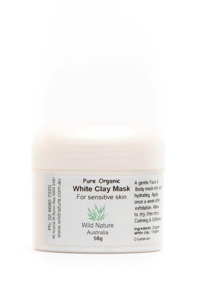 Wild Nature Organic Clay Mask - White